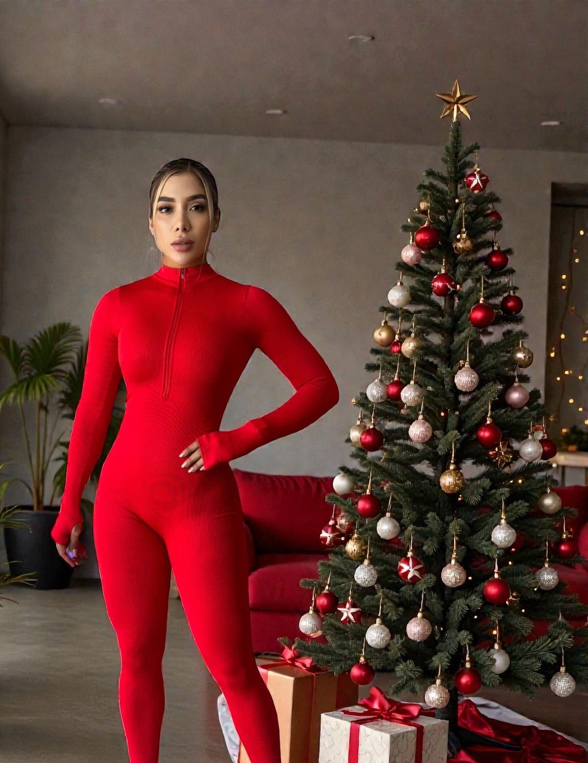 Enterizo Seamless largo